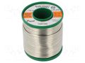 Tin; lead free; Sn96,3Ag3,7; 3mm; 1kg; reel; Melt.point: 221°C; 3% CYNEL SN96A-3.0/1.0