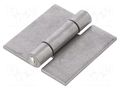Hinge; Width: 60mm; stainless steel; H: 60mm ELESA+GANTER GN1362NI60-60A-BL