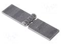 Hinge; Width: 120mm; steel; H: 30mm; without coating,for welding ELESA+GANTER GN1366ST120-30A-BL