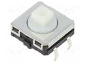 Microswitch TACT; SPST-NO; Pos: 2; 0.05A/24VDC; THT; none; 1.96N OMRON Electronic Components B3W-4050S