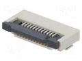 Connector: FFC/FPC; tinned; SMT; 500mA; 50V; PIN: 12; 500um; ZIF; 30mΩ CONNFLY DS1020-11-12VBT1-R
