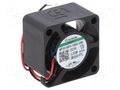 Fan: DC; axial; 5VDC; 25x25x15mm; 2.21m3/h; Vapo; 5300rpm; Len: 0.15m SUNON MF25150V3-A99-A