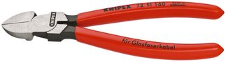 KNIPEX 72 51 160 Diagonal Cutter for fibre optics plastic coated 160 mm 72 51 160 4003773028031