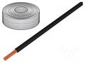 Wire; 1x4mm2; stranded; Cu; silicone; black; 250V; -60÷180°C; 25m DONAU ELEKTRONIK D-2541