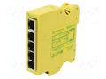 Switch Ethernet; unmanaged; Number of ports: 5; 5÷30VDC; RJ45; SW BRAINBOXES SW-515