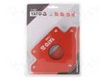 Try square; 122x190x25mm; Kind: welding; magnetic; 34kg YATO YT-0865