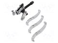 Bearing puller; 3-armig,inner,external; 100mm; 4" YATO YT-2512
