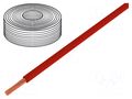 Wire; H07V-K; stranded; Cu; 2.5mm2; PVC; red; 450V,750V; Class: 5 ELTRIM H07V-K-250-RD