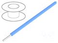 Wire; 30AWG; wire; OFC; FEP; blue; 250V; 100m; 1x30AWG BQ CABLE KYNAR-BL/100