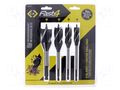 Drill set; for wood; wood,chipboard; Holder: E6,3mm; 1/4"; 4pcs. C.K CK-T2943S4