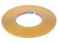 Tape: fixing; W: 6mm; L: 50m; Thk: 0.225mm; double-sided; white; 20% TESA TESA-4970-6-50M