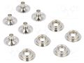 Male press stud; ESD; 5pcs; Application: designed for ESD mats ANTISTAT ATS-067-1006