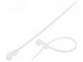Cable tie; with a hole for screw mounting; L: 112mm; W: 2.5mm FIX&FASTEN FIX-M-2.5X112/N