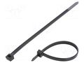 Cable tie; L: 213mm; W: 7.6mm; black; polyamide; 533N; Ømax: 58mm FIX&FASTEN FIX-S-7.6X213/BK