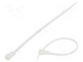 Cable tie; multi use; L: 150mm; W: 3.6mm; natural; polyamide; 177N FIX&FASTEN FIX-TR-3.6X150/N