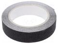 Tape: marking; black; L: 5m; W: 25mm; antislip,self-adhesive MEDID MED.2505