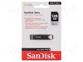 Pendrive; USB 3.1; 128GB; R: 150MB/s; ULTRA USB; USB C SANDISK SDCZ460-128G-G46