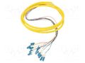 Optic fiber pigtail; LC/UPC,fiber; 2m; Input: fiber x12 QOLTEC QOLTEC-54359