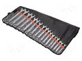Wrench-set; bent,combination spanner; 17pcs. BAHCO SA.111M/17TL