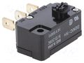 Microswitch SNAP ACTION; 5A/230VAC; without lever; SPDT; ON-ON OMRON Electronic Components D2MC-5H