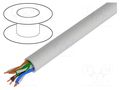 Wire; ETHERLINE® LAN 200,U/UTP; 4x2x24AWG; 5e; wire; Cu; PVC; grey LAPP ETH-LAN-2170950