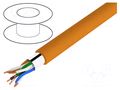 Wire; ETHERLINE® LAN 350,F/UTP; 4x2x23AWG; 6; wire; Cu; orange LAPP ETH-LAN-2170956
