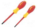 Kit: screwdrivers; insulated; 1kVAC; PlusMinus PZ-type; blister WIHA WIHA.32282