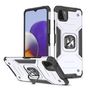 Wozinsky Ring Armor Case Kickstand Tough Rugged Cover for Samsung Galaxy A22 4G silver, Wozinsky 5907769318092 5907769318092