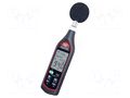 Meter: sound level; LCD; 4 digit; Sound level: 30÷130dB; 305g SEFRAM SEFRAM9836