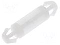 PCB distance; polyamide; L: 12mm; latch/latch; natural; UL94V-2 FIX&FASTEN FIX-LCC-12S