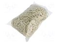 Rubber bands; Width: 1.5mm; Thick: 1.5mm; rubber; white; Ø: 50mm; 1kg PLAST PL.07-01-7512