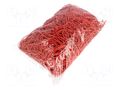 Rubber bands; Width: 1.5mm; Thick: 1.5mm; rubber; red; Ø: 60mm; 1kg PLAST PL.07-01-7622