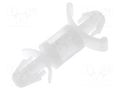 PCB distance; polyamide; L: 8mm; latch/latch; natural; UL94V-2 FIX&FASTEN FIX-LCD-8