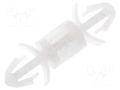 PCB distance; polyamide; L: 7mm; latch/latch; natural; UL94V-2 FIX&FASTEN FIX-LCF-7