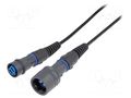 Fiber patch cord; PIN: 2; single mode duplex (SM); bayonet; LC BULGIN PXF6055CAB