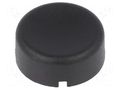 Button; Body: anthracite; 6425; round; 17x6.8mm Marquardt 840.000.011
