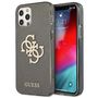 Guess GUHCP12LPCUGL4GBK iPhone 12 Pro Max 6.7&quot; black/black hard case Glitter 4G Big Logo, Guess 3666339004859 3666339004859