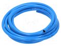 Hose; max.20bar; L: 1m; PVC,SBR; Gol Blue; Tube in.diam: 9mm; blue PNEUMAT GOL-BLUE-9