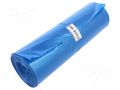 Trash bags; polyetylene LD; blue; 240l; 10pcs. PLAST PL.03-02-25723