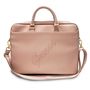 Guess Saffiano Script 16&quot; Laptop Bag - Pink, Guess 3666339005283 3666339005283