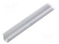 Profiles for LED modules; natural; L: 1m; DEEP10; aluminium TOPMET TOP-DEEP10-1M