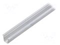 Profiles for LED modules; natural; L: 1m; DEEP10; aluminium TOPMET TOP-DEEP10-1M