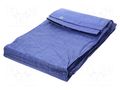Tarpaulin; L: 8m; Width: 6m; polyetylene; blue; with metal rings AGRO-LAND PL.07-01-0608