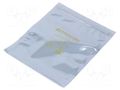 Protection bag; ESD; L: 127mm; W: 76mm; Thk: 76um; 100pcs; <100GΩ STATICTEC PRT-STP15076127