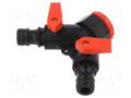 Y-connector; ABS; with valve; 1/2" YATO YT-8978