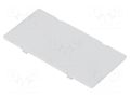Stopper; UL94V-0; grey; ABS KRADEX ZDFJ1005-ABS-V0