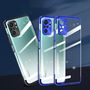 Clear Color Case Gel TPU Electroplating frame Cover for Xiaomi Redmi Note 10 5G / Poco M3 Pro black, Hurtel 5907769334733 5907769334733