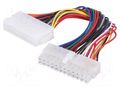 Cable: mains; ATX male 20pin,ATX female 24pin; 0.15m AKYGA AK-CA-66