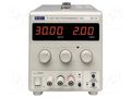 Power supply: programmable laboratory; Ch: 1; 0÷30VDC; 0÷2A; 100mV AIM-TTI EL302P-USB