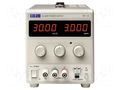 Power supply: laboratory; single-channel,linear; 0÷30VDC; 0÷3A AIM-TTI EL303R